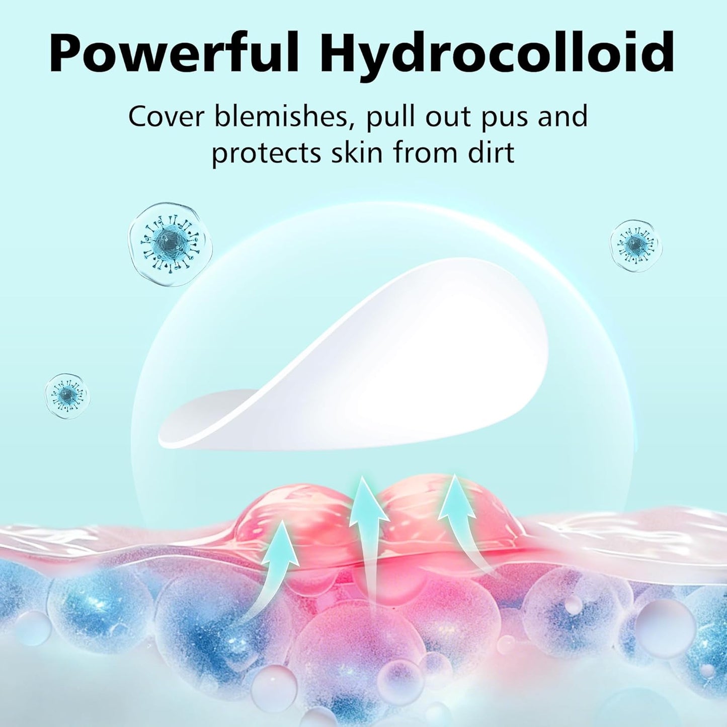 Hydrocolloid Acne Treatment Patches - 600 Count Assortment in Four Sizes, Enriched with Salicylic Acid, Tea Tree Oil, and Calendula Oil for Targeted Spot Treatment of Acne and Blemishes