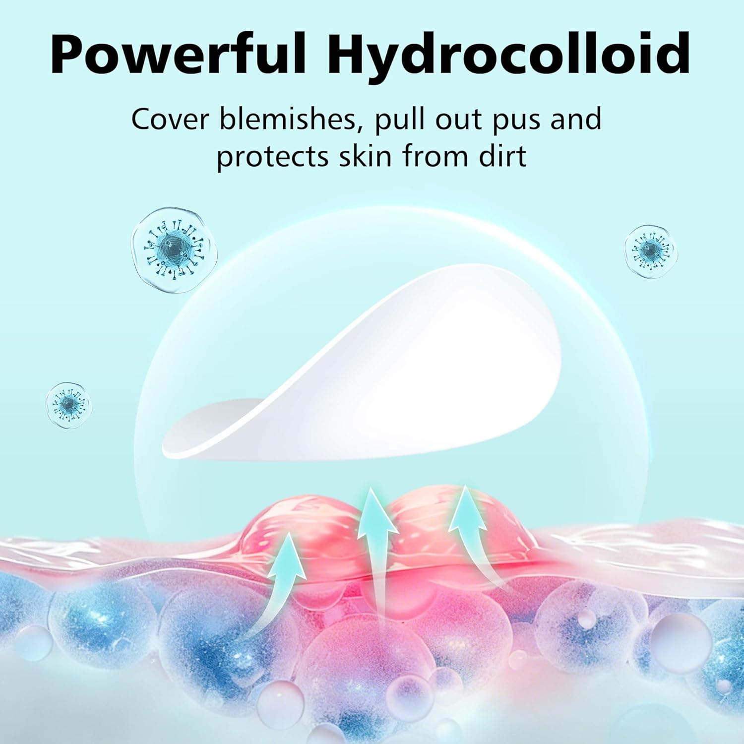 Hydrocolloid Acne Treatment Patches - 600 Count Assortment in Four Sizes, Enriched with Salicylic Acid, Tea Tree Oil, and Calendula Oil for Targeted Spot Treatment of Acne and Blemishes